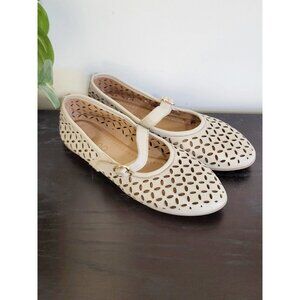 Bueno Kehlani Leather Flats – Comfort Slip-On Shoes, Size 40 (US 9.5–10)